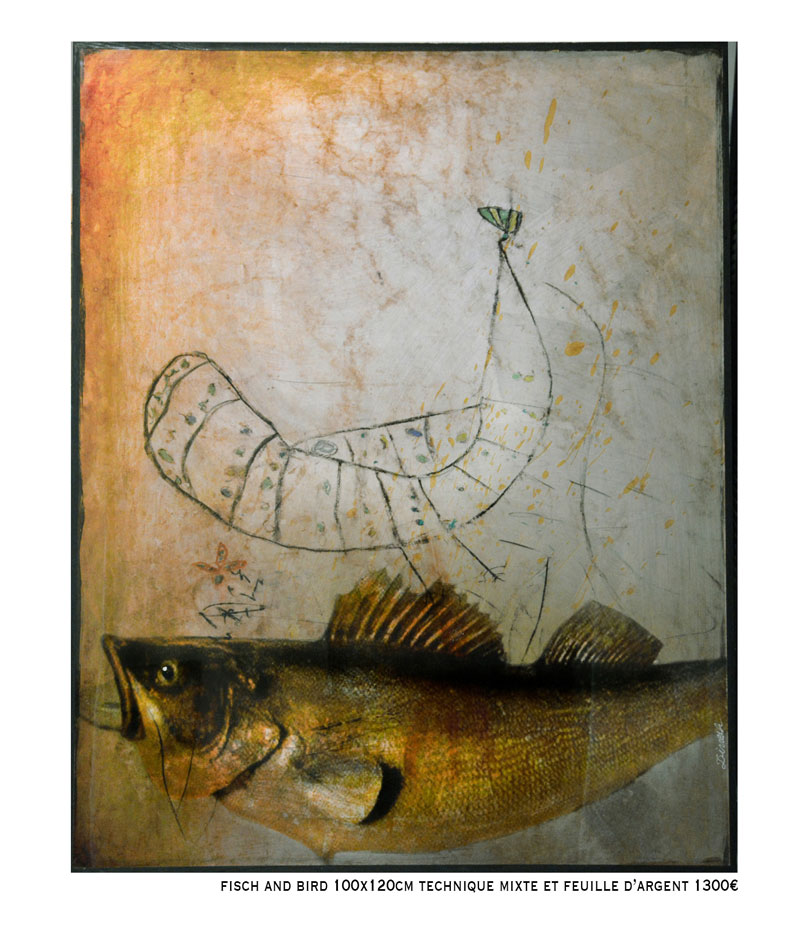 2 – Fish ans bird – 100x120cm