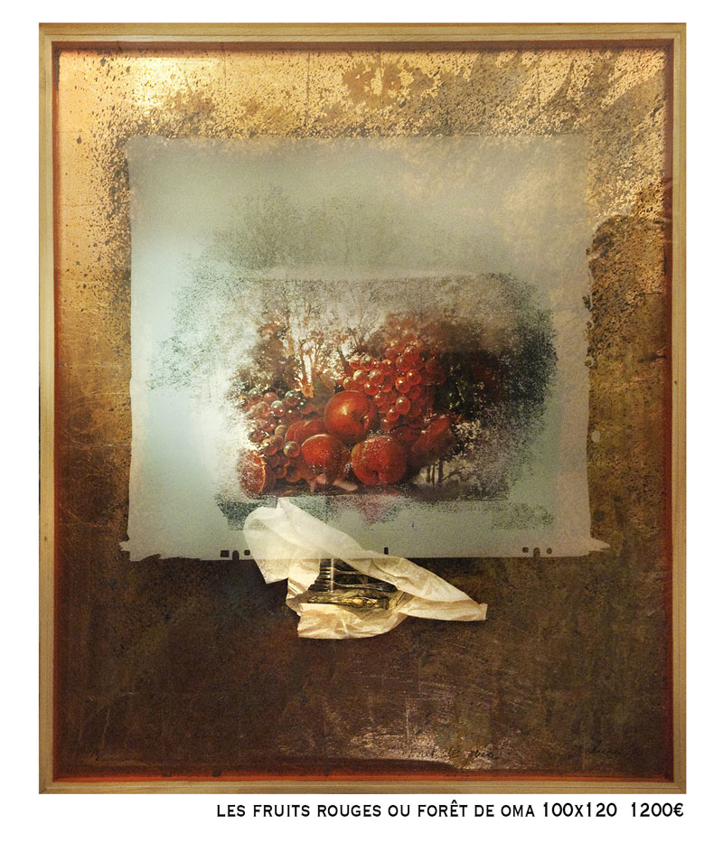 2 – Les fruits rouges ou Forêt de Oma – 100x120cm