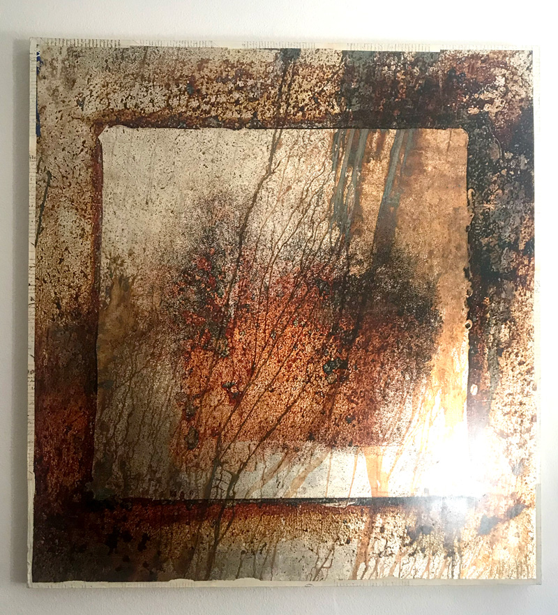 Forêt « d’automne » 140x140cm